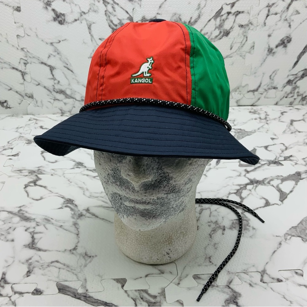 Men's Kangol Adventure Navy | Red | Green Casual Bucket NWT